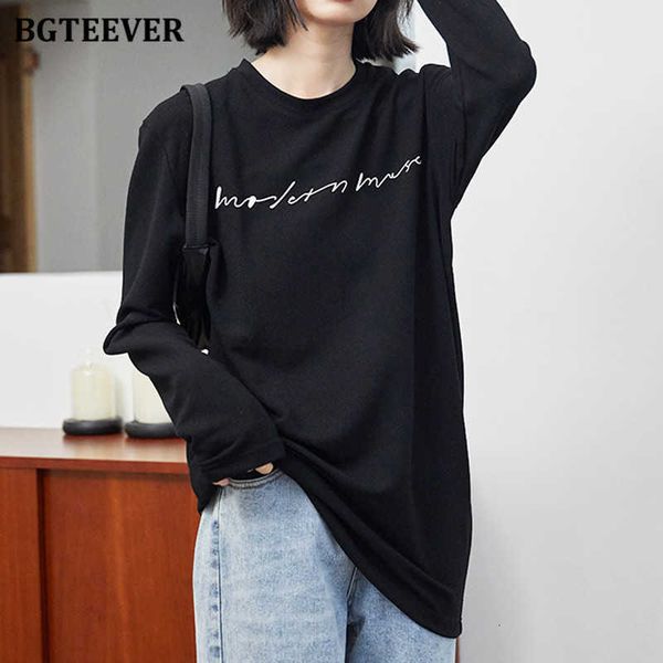 women's t-shirt t shirts simple loose women letter printed cotton t-shirt o-neck long sleeve female tees spring summer pullovers fuba, White
women's t-shirt t shirts simple loose women letter printed cotton t-shirt o-neck long sleeve female tees spring summer pullovers fuba, White
