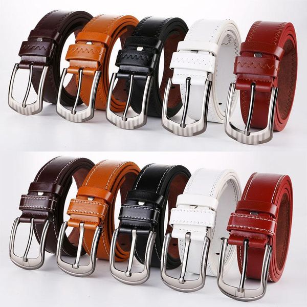 belts 2021 deepeel 1pc 3.8*115cm men's pin buckle pu leather belt fashion male designer casual clothes jeans accessories, Black;brown
belts 2021 deepeel 1pc 3.8*115cm men's pin buckle pu leather belt fashion male designer casual clothes jeans accessories, Black;brown