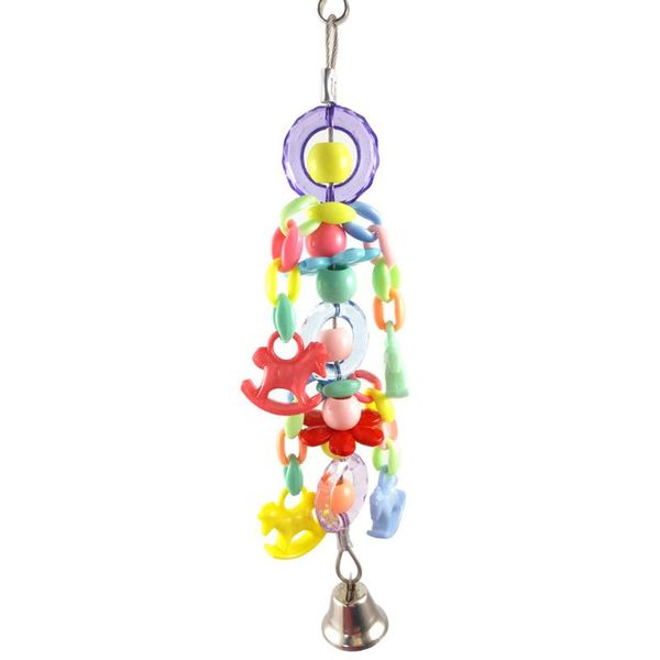 other bird supplies training chewing acrylic beads suspension home bite swing bells hanging climb colorful cage decoration parrot toy
other bird supplies training chewing acrylic beads suspension home bite swing bells hanging climb colorful cage decoration parrot toy