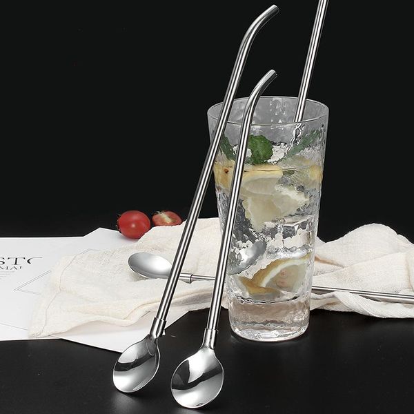 drinking straws stainless steel long metal straw spoon reusable tableware ice cream spoons bubble tea desserts tools wine drinkware
drinking straws stainless steel long metal straw spoon reusable tableware ice cream spoons bubble tea desserts tools wine drinkware