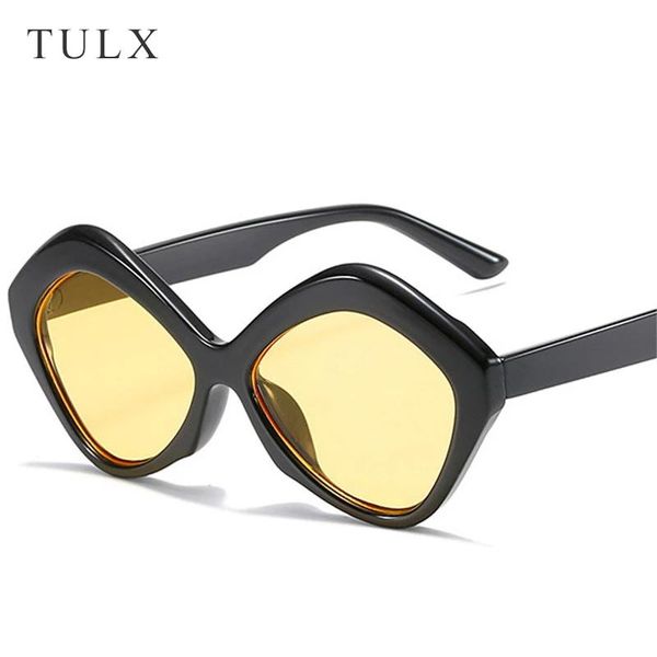 sunglasses irregular vintage women men trend candy color gradient eyewear female fashion cat eye sun glasses shade uv400, White;black 
sunglasses irregular vintage women men trend candy color gradient eyewear female fashion cat eye sun glasses shade uv400, White;black