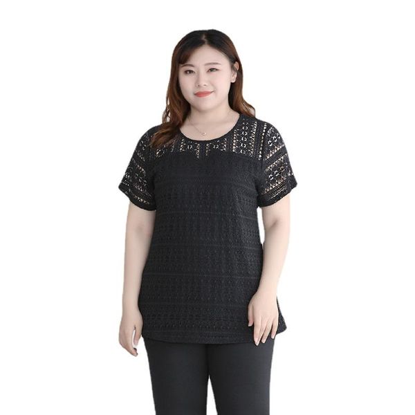women's blouses & shirts summer korean version 4xl to 10xl plus size women thin lace casual blusas de mujer t61055, White
women's blouses & shirts summer korean version 4xl to 10xl plus size women thin lace casual blusas de mujer t61055, White