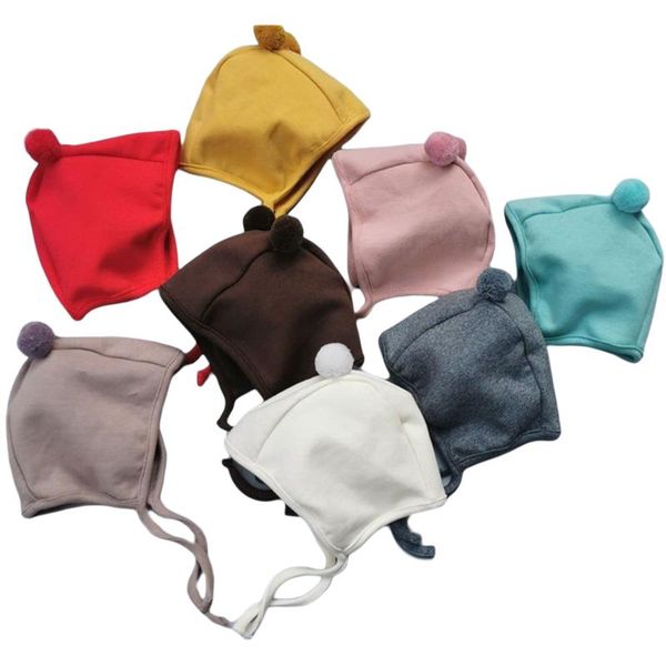 caps & hats winter kid baby boy girl warm cap hat no-brim plush ball beanie bear ears solid strap cute candy color one piece, Yellow
caps & hats winter kid baby boy girl warm cap hat no-brim plush ball beanie bear ears solid strap cute candy color one piece, Yellow