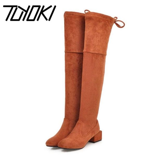 boots tuyoki thigh high women plus size 33-48 arrival fall winter stretch shoes square toe heels long, Black
boots tuyoki thigh high women plus size 33-48 arrival fall winter stretch shoes square toe heels long, Black