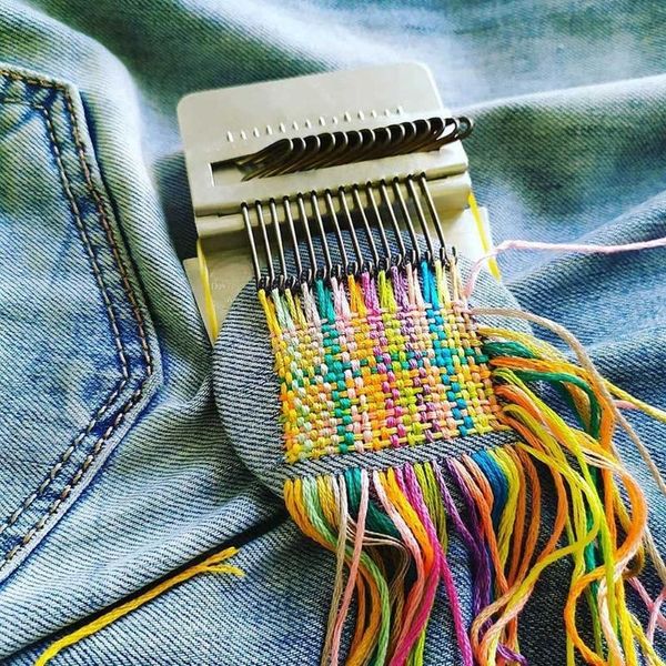 other arts and crafts small loom speedweve type weave tool mini weaving looms for mending jeans diy darning tools
other arts and crafts small loom speedweve type weave tool mini weaving looms for mending jeans diy darning tools