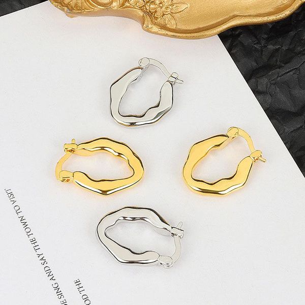 hoop & huggie binmonray 925 sterling silver geometric irregular concave convex u-shaped ear buckle women fashion cloud shaped earrings jewel, Golden;silver
hoop & huggie binmonray 925 sterling silver geometric irregular concave convex u-shaped ear buckle women fashion cloud shaped earrings jewel, Golden;silver