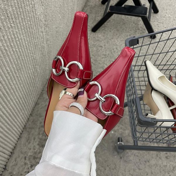 slippers chaussure femme 2021 summer high heels shoes women's metal decoration sweet dating office lady, Black
slippers chaussure femme 2021 summer high heels shoes women's metal decoration sweet dating office lady, Black