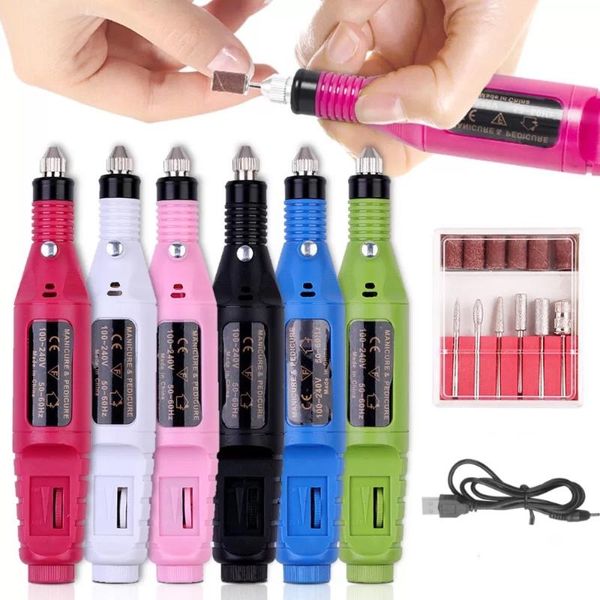 nail drill & accessories electric machine professional art polish uv gel remover 6 heads usb files pen pedicure manicure tool
nail drill & accessories electric machine professional art polish uv gel remover 6 heads usb files pen pedicure manicure tool