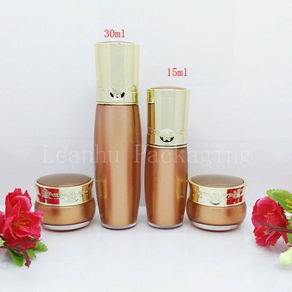 12pcs/lot, 15g / 30g / 15ml 30ml acrylic bottle cone shape, cosmetic jars, cream sample packing box, gold bottle
12pcs/lot, 15g / 30g / 15ml 30ml acrylic bottle cone shape, cosmetic jars, cream sample packing box, gold bottle