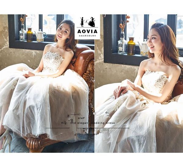 bridesmaid dress lace appliques sleeveless party gowns tea-length prom fast 2021 strapless for graduation dresses, White;pink
bridesmaid dress lace appliques sleeveless party gowns tea-length prom fast 2021 strapless for graduation dresses, White;pink