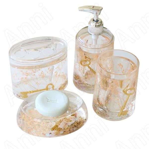 bath accessory set creative golden key glass bathroom decoration accessories nordic modern relief craft four-piece toothbrush holder home de
bath accessory set creative golden key glass bathroom decoration accessories nordic modern relief craft four-piece toothbrush holder home de