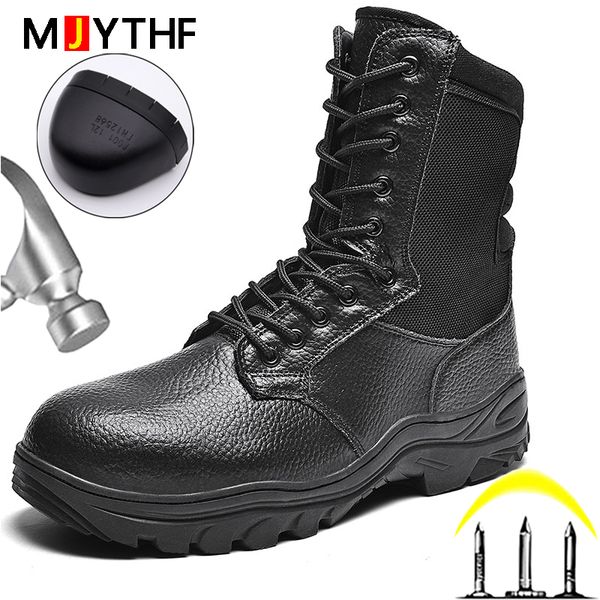 male leather shoes work & safety boots indestructible work shoes military boots desert combat boots puncture-proof work, Black
male leather shoes work & safety boots indestructible work shoes military boots desert combat boots puncture-proof work, Black