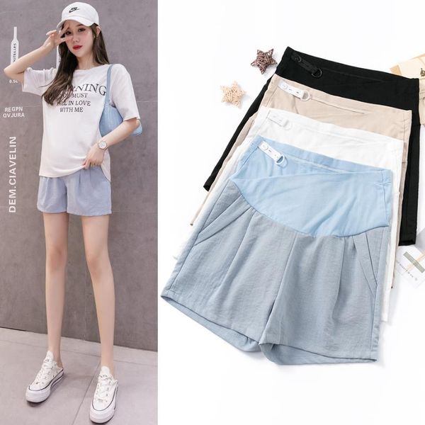 maternity bottoms 1538# leisure pants summer cotton and linen fashion shorts elastic waist pregnant women belly support, White
maternity bottoms 1538# leisure pants summer cotton and linen fashion shorts elastic waist pregnant women belly support, White