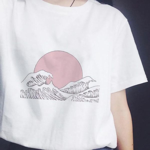 women's t-shirt japanese style women't-shirt korean tshirt vogue tees female o neck camisetas mujer women clothing, White
women's t-shirt japanese style women't-shirt korean tshirt vogue tees female o neck camisetas mujer women clothing, White