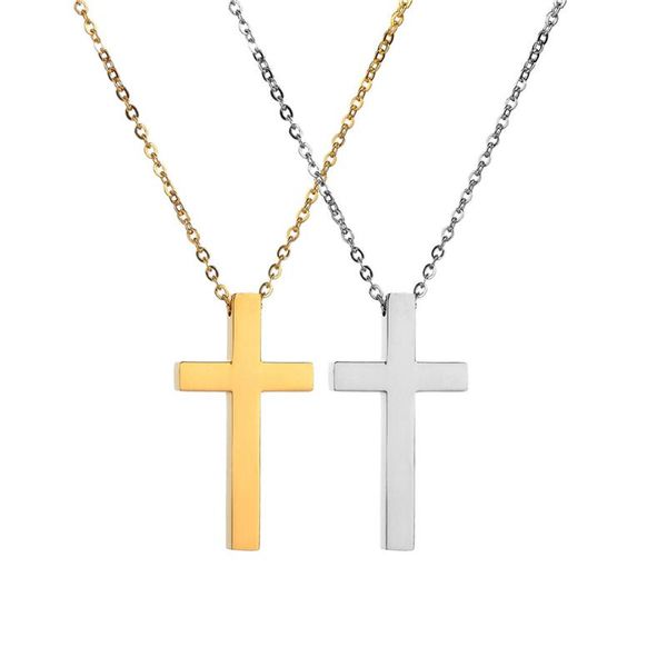 pendant necklaces fashion female cross pendants stainless steel statement chokers cnecklaces for women jewelry neckless birthday gifts, Silver
pendant necklaces fashion female cross pendants stainless steel statement chokers cnecklaces for women jewelry neckless birthday gifts, Silver