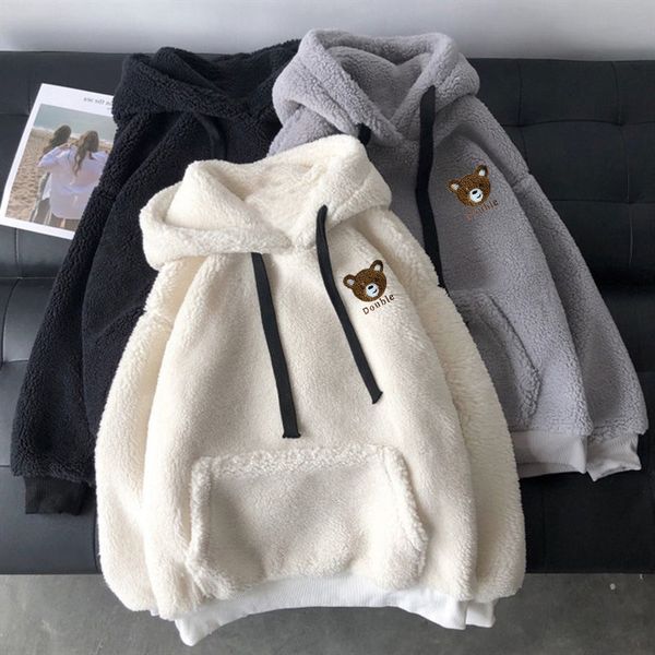 women's jackets female bovine wool sweater, thick velvet for student version korean and baggy 72cz, Black;brown
women's jackets female bovine wool sweater, thick velvet for student version korean and baggy 72cz, Black;brown