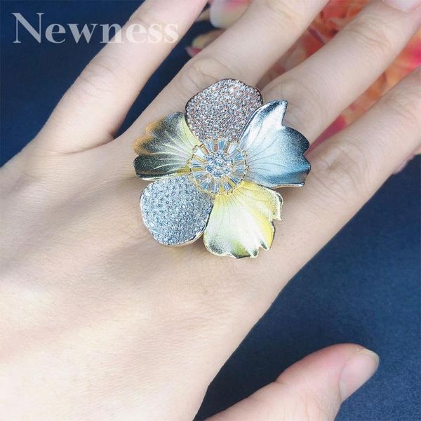 cluster rings ness flower luxury statement stackable ring for women wedding cubic zircon engagement dubai punk bridal finger, Golden;silver
cluster rings ness flower luxury statement stackable ring for women wedding cubic zircon engagement dubai punk bridal finger, Golden;silver