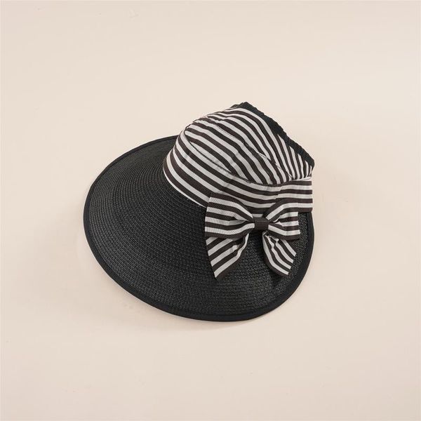 wide brim hats women's summer straw hat knitted solid color bow holiday adjustable sunhat vintage for women casquette, Blue;gray
wide brim hats women's summer straw hat knitted solid color bow holiday adjustable sunhat vintage for women casquette, Blue;gray