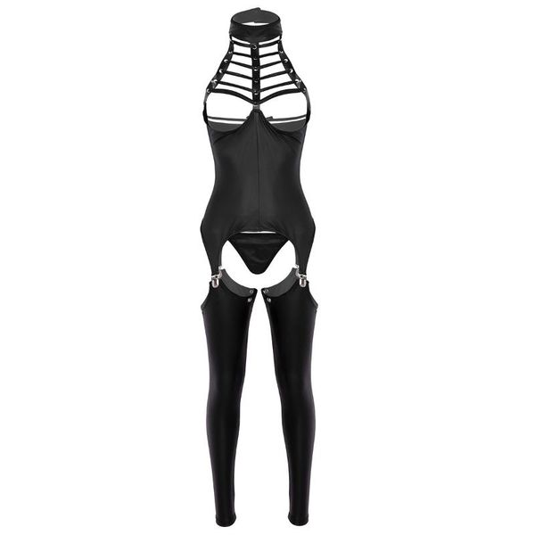 bras sets 3pcs women open crotch lingerie set halter neck bust bra crotchless patent leather erotic suit cosplay bodysuit outfit, Red;black
bras sets 3pcs women open crotch lingerie set halter neck bust bra crotchless patent leather erotic suit cosplay bodysuit outfit, Red;black