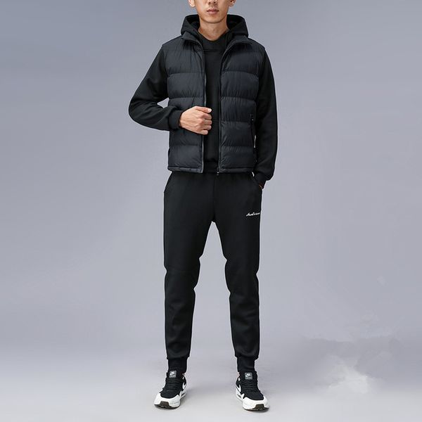 set 3pc winter sets warm thick vest jacket+hooded sweater+pants men hoodies zipper tracksuit man sports rnos, Gray
set 3pc winter sets warm thick vest jacket+hooded sweater+pants men hoodies zipper tracksuit man sports rnos, Gray