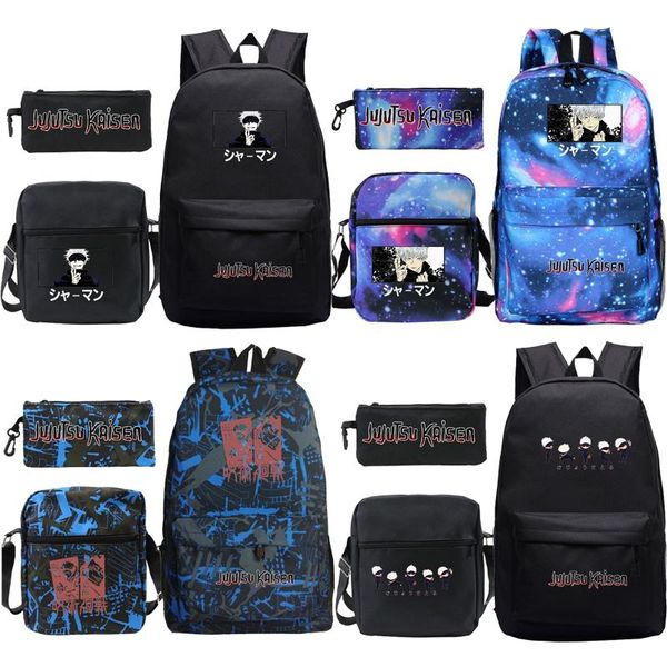 backpack mochilas jujutsu kaisen boys girls bookbag kids schoolbag students book knapsack 3pcs set back to school rucksack gifts
backpack mochilas jujutsu kaisen boys girls bookbag kids schoolbag students book knapsack 3pcs set back to school rucksack gifts