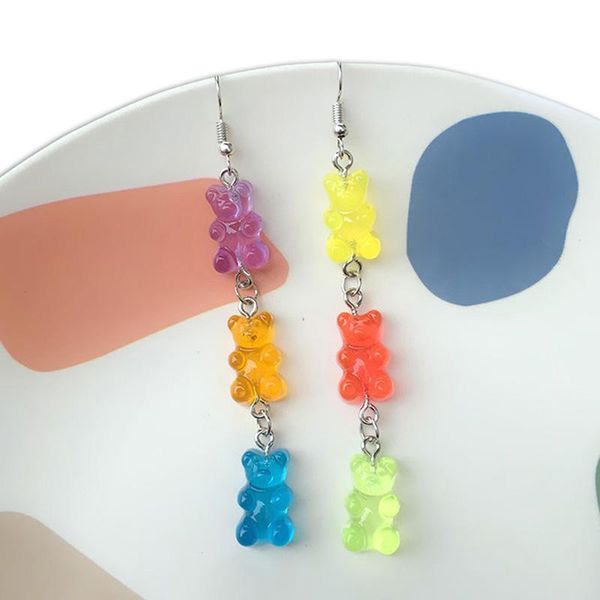 dangle & chandelier creative candy color bear long earring pendant women sweet earrings jewelry for lady fashion accessories gift, Silver
dangle & chandelier creative candy color bear long earring pendant women sweet earrings jewelry for lady fashion accessories gift, Silver