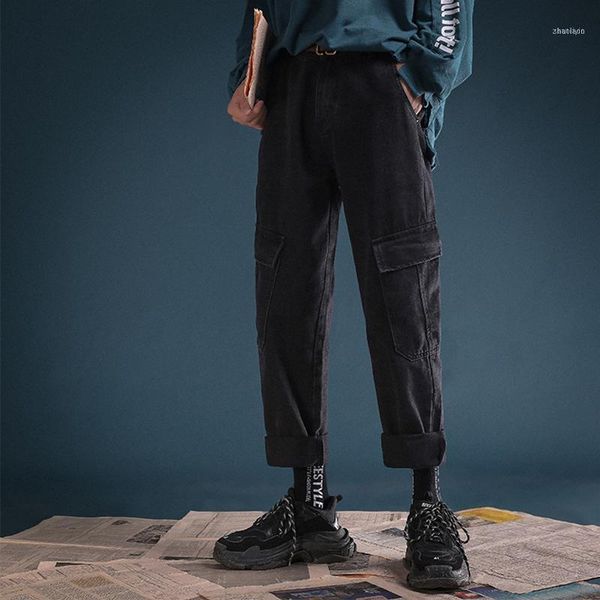 wholesale 2021 fashion denim jeans men women brand straight loose tooling ankle length pants students korean wild casual jeans1, Blue
wholesale 2021 fashion denim jeans men women brand straight loose tooling ankle length pants students korean wild casual jeans1, Blue