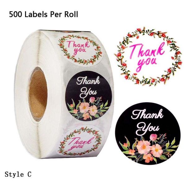 500pcs/roll floral thank you sticker for seal label scrapbooking christmas decor r7rc gift wrap
500pcs/roll floral thank you sticker for seal label scrapbooking christmas decor r7rc gift wrap