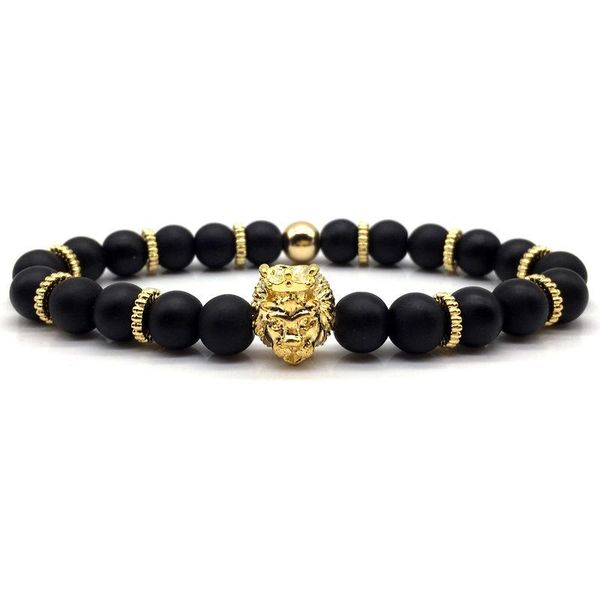 charm bracelets classic lion bead bracelet men 2021 fashion stone & bangles for jewelry gift, Golden;silver
charm bracelets classic lion bead bracelet men 2021 fashion stone & bangles for jewelry gift, Golden;silver