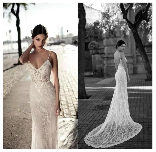 Spitze Meerjungfrau Hochzeit Kleid Vestidos de novia Spaghetti-trgern Spitze Sexy Brautkleid Elegante Backless Hochzeit evening, White
Spitze Meerjungfrau Hochzeit Kleid Vestidos de novia Spaghetti-trgern Spitze Sexy Brautkleid Elegante Backless Hochzeit evening, White