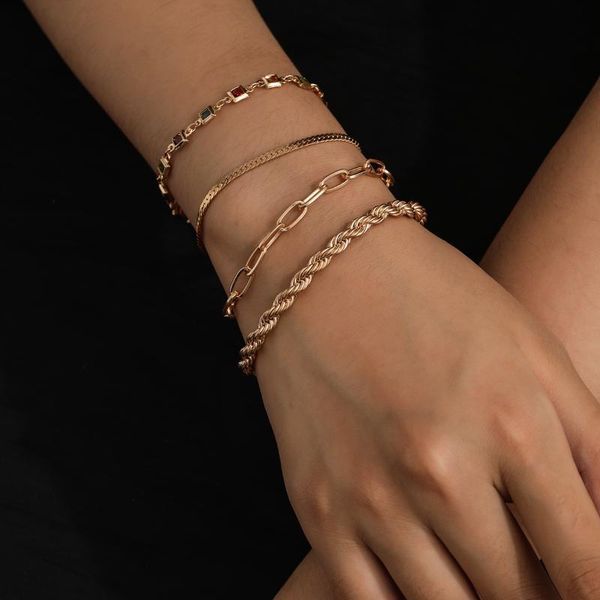 link, chain creative metal light weight bracelets bangles fashion link for women jewelry punk charm boho cuban miami, Black
link, chain creative metal light weight bracelets bangles fashion link for women jewelry punk charm boho cuban miami, Black