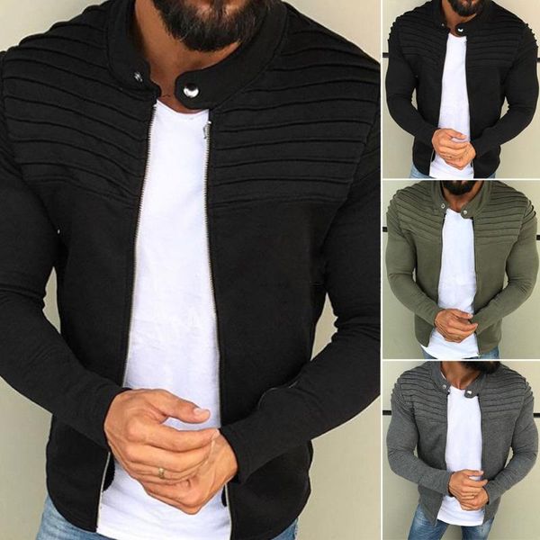 men's jackets fashion jacket outwear coat zip up slim fit baseball autumn winter warm casual, Black;brown
men's jackets fashion jacket outwear coat zip up slim fit baseball autumn winter warm casual, Black;brown