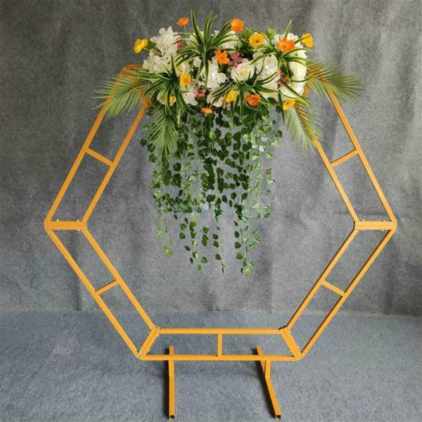 party decoration hexagon wedding arch backdrop pergola balloon metal flower home decor stage
party decoration hexagon wedding arch backdrop pergola balloon metal flower home decor stage