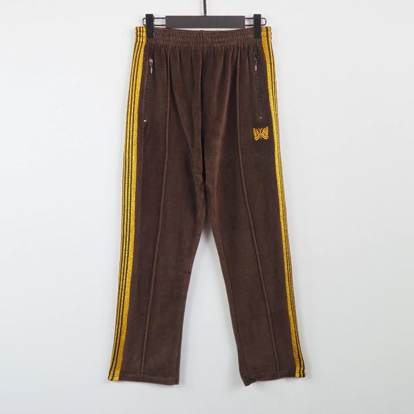 men's pants high street embroidery awge needles sweatpants men women 1:1 quality butterfly striped joggers sports velvet, Black
men's pants high street embroidery awge needles sweatpants men women 1:1 quality butterfly striped joggers sports velvet, Black