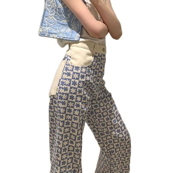 women's jeans graphic woman denim patchwork pants panelled high waist mom loose wide trousers streetwear y2k, Blue
women's jeans graphic woman denim patchwork pants panelled high waist mom loose wide trousers streetwear y2k, Blue