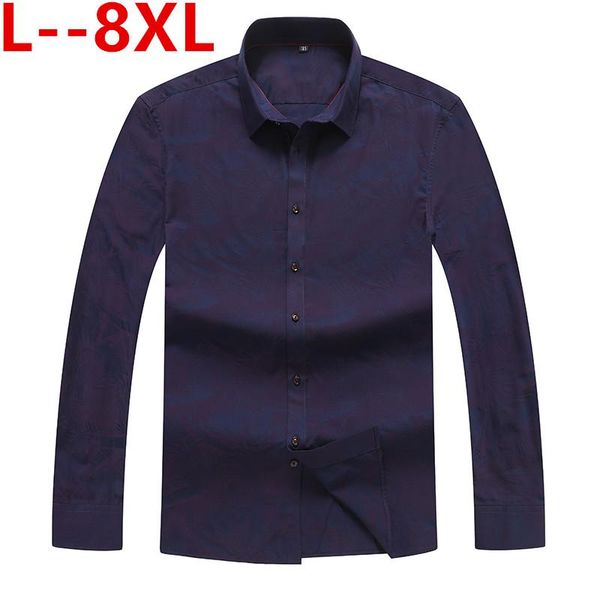 men's casual shirts 6xl long sleeved 8xl printed slim fit male social business dress shirt brand men clothing camisas para hombre, White;black
men's casual shirts 6xl long sleeved 8xl printed slim fit male social business dress shirt brand men clothing camisas para hombre, White;black