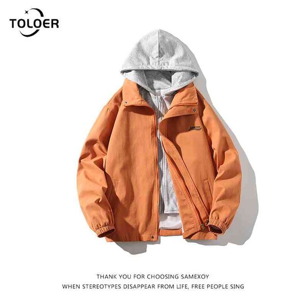 spring autumn korean trendy hoodie men's jackets solid color zipper rib sleeve men outerwear hooded fake two-piece jacket mens, Blue;black
spring autumn korean trendy hoodie men's jackets solid color zipper rib sleeve men outerwear hooded fake two-piece jacket mens, Blue;black