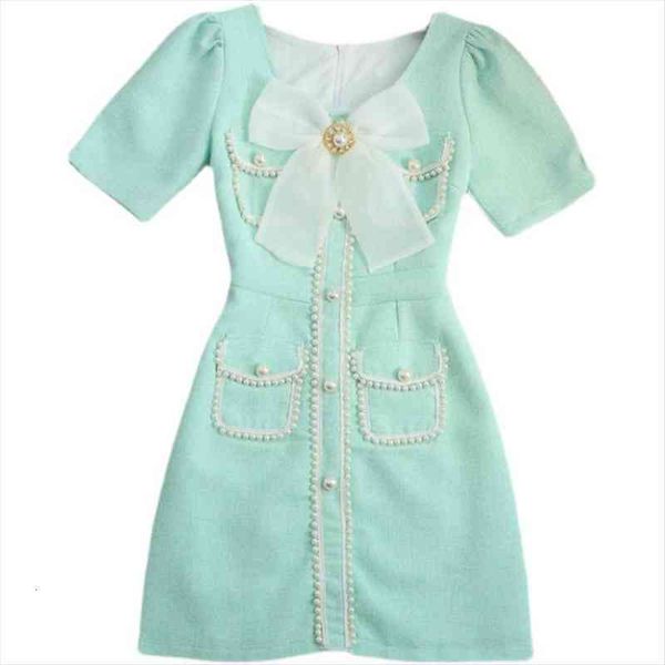 summer fashion small fragrance short women dress sleeved beaded bowknot high waist slim temperament ladies, Black;gray
summer fashion small fragrance short women dress sleeved beaded bowknot high waist slim temperament ladies, Black;gray