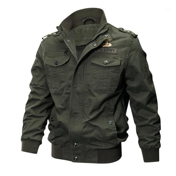 men's jackets spring and autumn solid color cotton bomber for men military jacket stand collar, Black;brown
men's jackets spring and autumn solid color cotton bomber for men military jacket stand collar, Black;brown