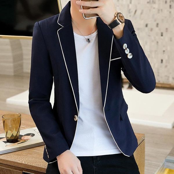 2021 new autumn youth trend handsome korean version casual small suit male fashion personality society young man west, White;black
2021 new autumn youth trend handsome korean version casual small suit male fashion personality society young man west, White;black
