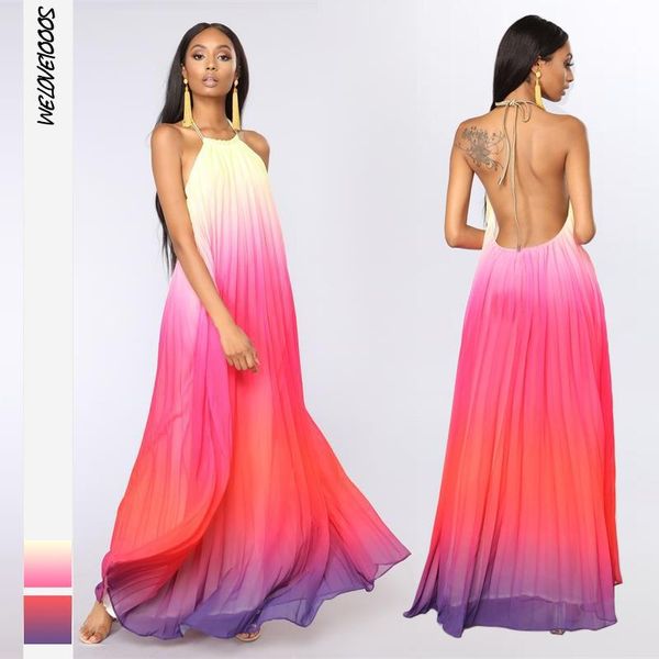 casual dresses elegant gradient print long dress women summer backless sleeveless robe bodycon female neck-mounted party, Black;gray
casual dresses elegant gradient print long dress women summer backless sleeveless robe bodycon female neck-mounted party, Black;gray
