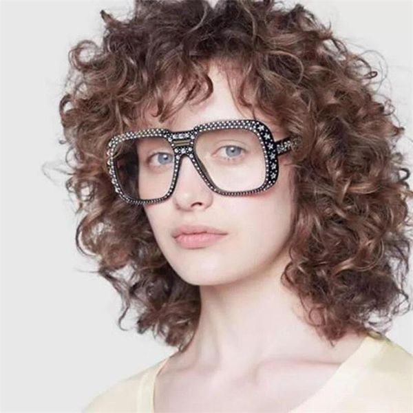 sunglasses retro diamond luxury men women fashion shades uv400 vintage glasses, White;black
sunglasses retro diamond luxury men women fashion shades uv400 vintage glasses, White;black