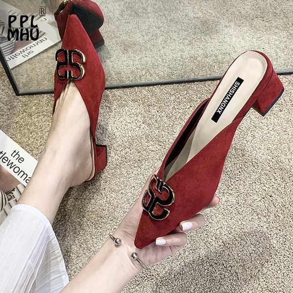slippers pointed toe buckle metal decoration women mules red slip on wedding shoes designers summer fashion pumps sandals, Black
slippers pointed toe buckle metal decoration women mules red slip on wedding shoes designers summer fashion pumps sandals, Black