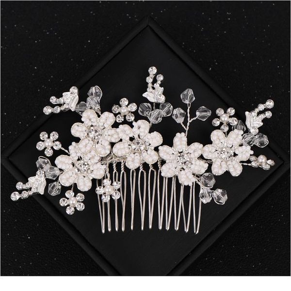 silver color flower hair combs pearl jewelry women rhinestones hairpins for bridal hair ornament handmade wedding acc qylxaf
silver color flower hair combs pearl jewelry women rhinestones hairpins for bridal hair ornament handmade wedding acc qylxaf