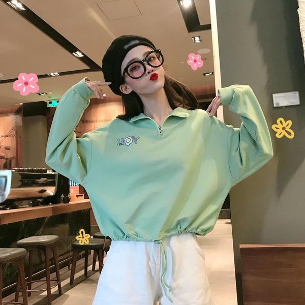 women's hoodies & sweatshirts sweatshirt women clothes casual warm cartoon pullover spring autumn lapel long sleeve with zipper, Black
women's hoodies & sweatshirts sweatshirt women clothes casual warm cartoon pullover spring autumn lapel long sleeve with zipper, Black