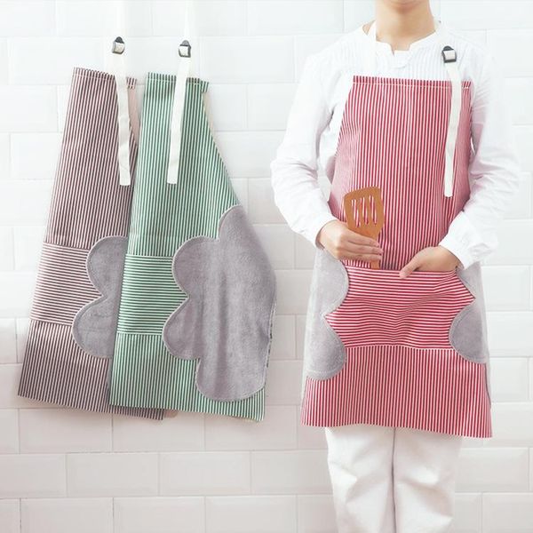 adjustable fabric hand-wiping apron suitable for kitchen cooking and cooking oil-proof big pocket striped waist
adjustable fabric hand-wiping apron suitable for kitchen cooking and cooking oil-proof big pocket striped waist