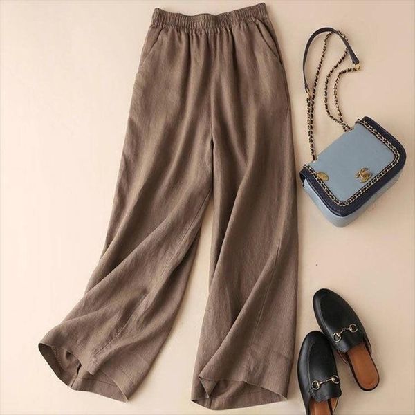 wide leg casual cotton womens pant and linen loose trousers fashion elegant spring summer, Black;white
wide leg casual cotton womens pant and linen loose trousers fashion elegant spring summer, Black;white
