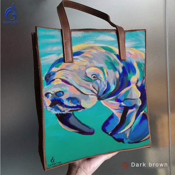 genuine cowhide leather totes hand painted art graffiti marine animals women handbag lady soft satchels bag shopping bags, Black;red
genuine cowhide leather totes hand painted art graffiti marine animals women handbag lady soft satchels bag shopping bags, Black;red