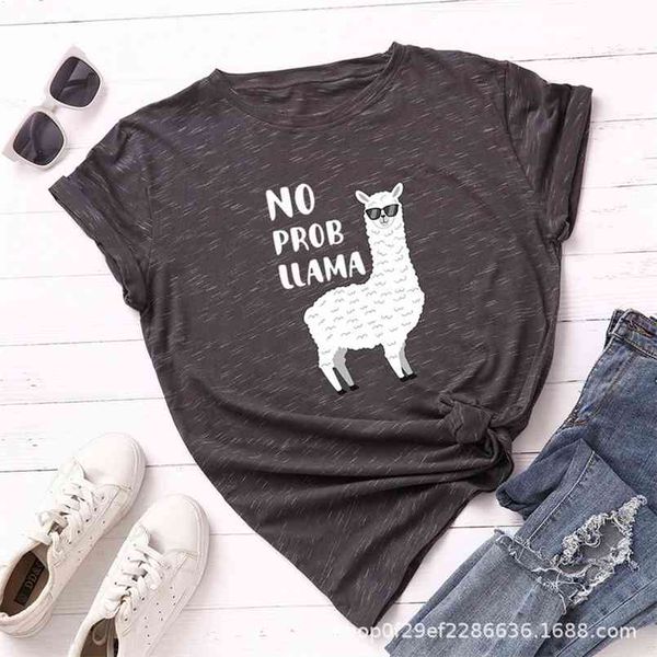 summer women t-shirt plus size 5xl cotton cute alpaca animal print female short sleeve tshirts casual woman basic tees 210708, White
summer women t-shirt plus size 5xl cotton cute alpaca animal print female short sleeve tshirts casual woman basic tees 210708, White
