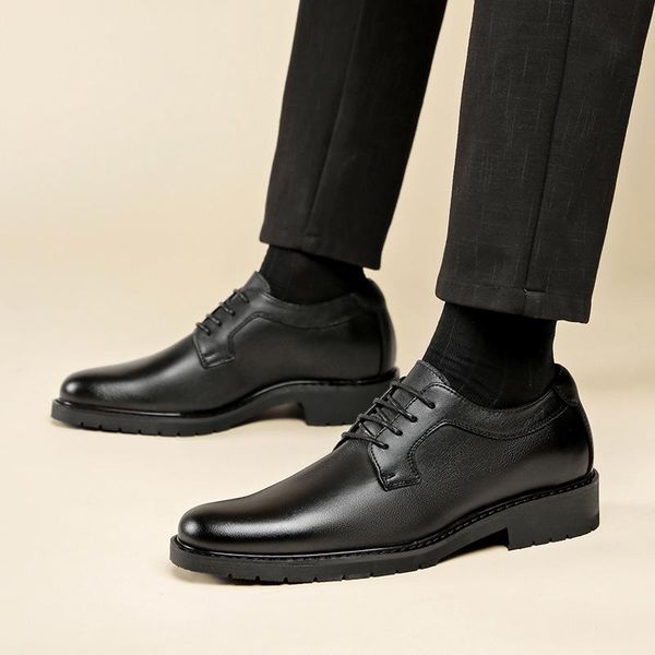 dress shoes the first layer of cowhide breathable 2021 business casual leather men's formal gentleman youth soft-soled, Black
dress shoes the first layer of cowhide breathable 2021 business casual leather men's formal gentleman youth soft-soled, Black
